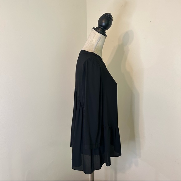 ZOA black long sleeve blouse - Size Large - Picture 4 of 8